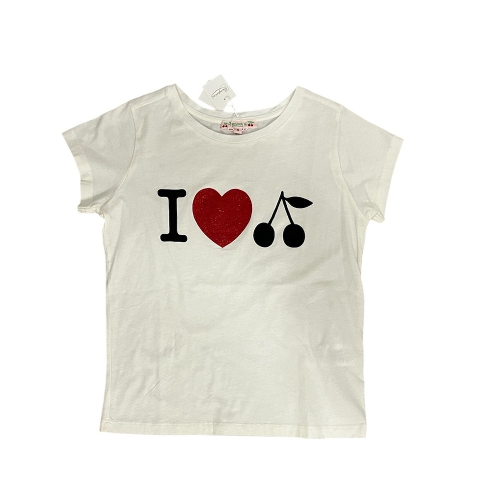 Bonpoint I love Cherry Tee Girls